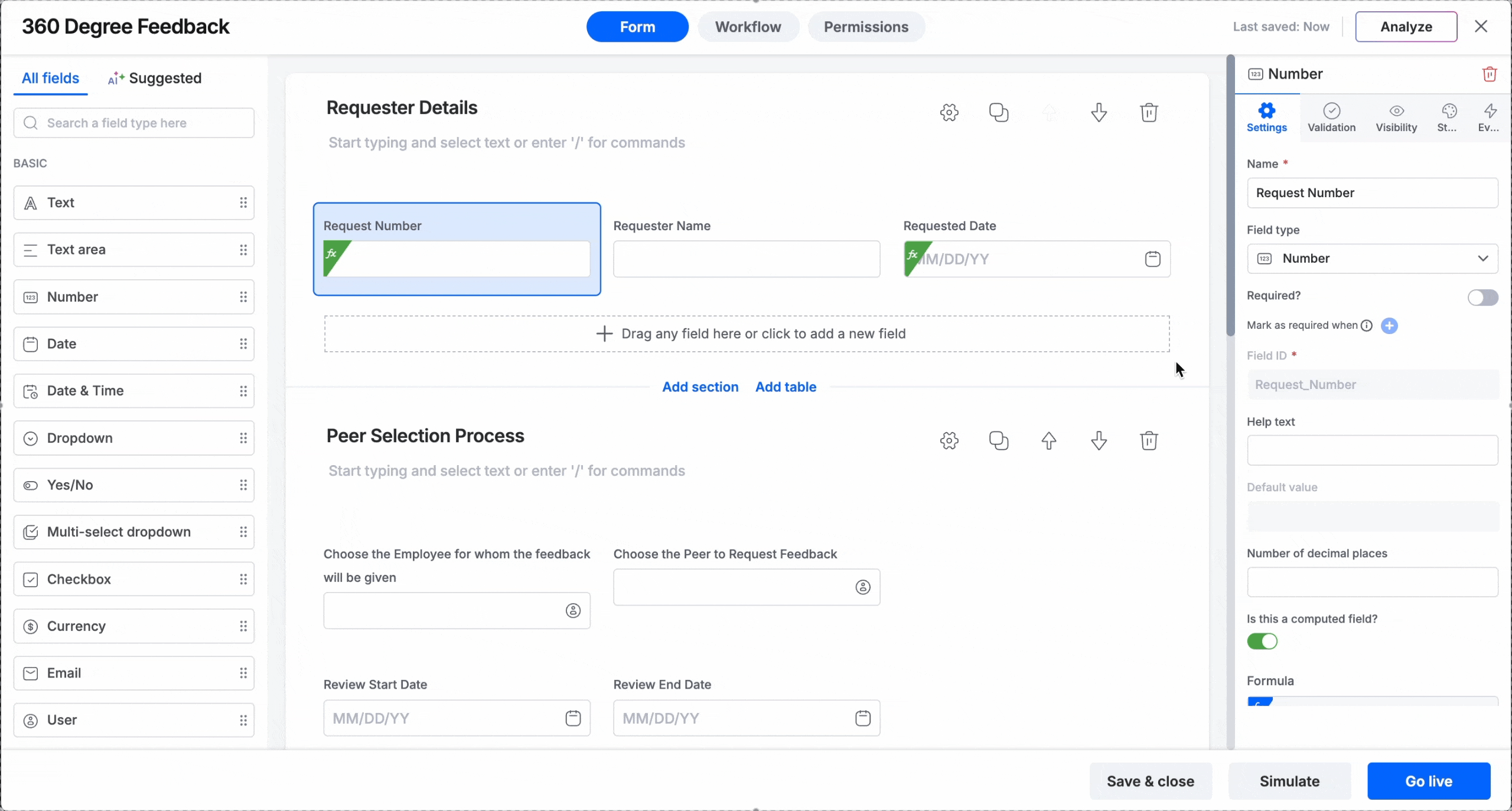 Solution analyzer running in the process builder