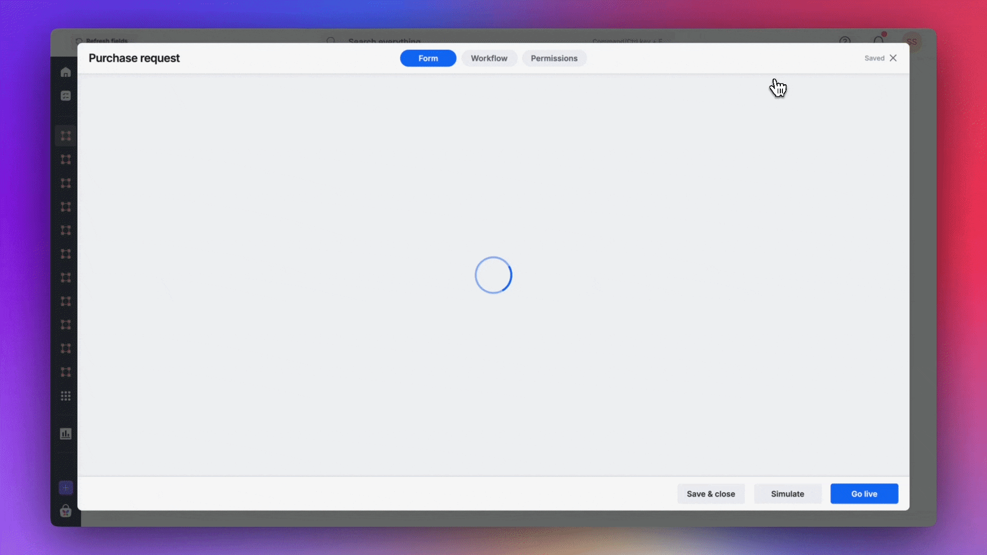 Adding a Run a process step to a workflow