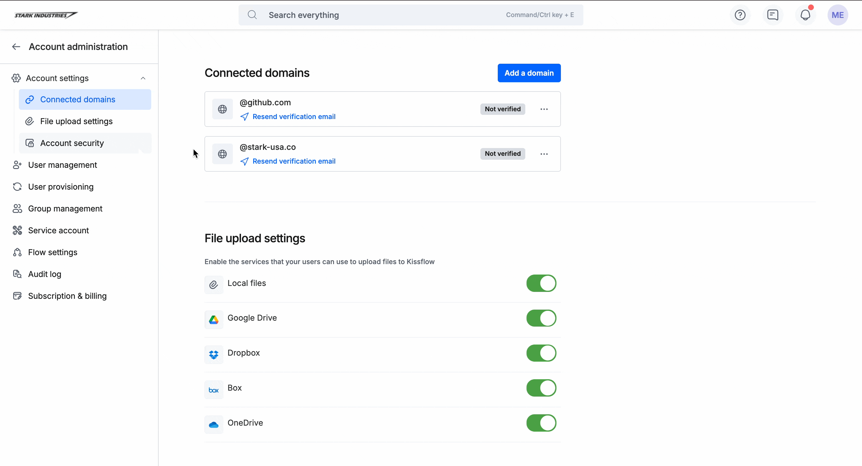 Panel de configuración de la política de contraseñas con opciones de complejidad, historial y caducidad
